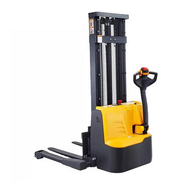 Electric Walkie Stacker – 3,300 lb Capacity – 2-Stage Mast – 3m Lift Height