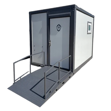 Bastone Portable Restroom with Accessible Rampway Handicap-large