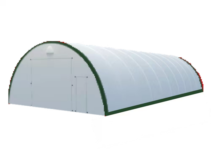 Gold Mountain Single Truss Round Storage Shelter W40'xL80'xH20'