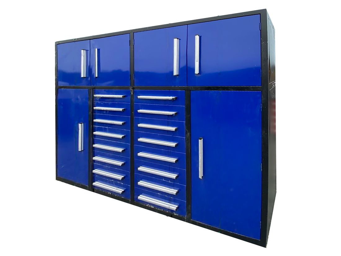 Steelman 7' Garage Cabinet (16 Drawers)