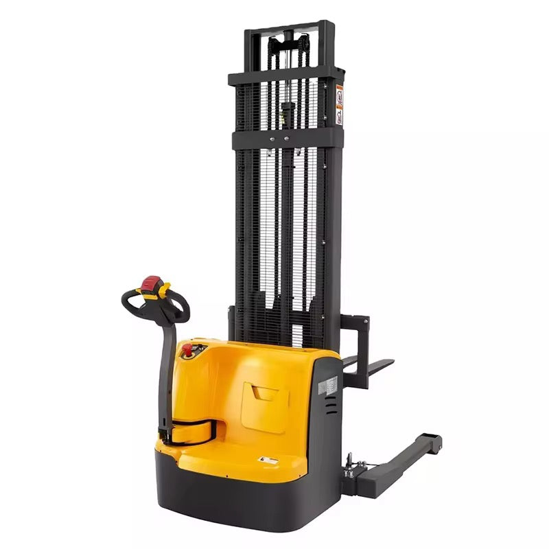 Electric Walkie Stacker – 3,300 lb Capacity – 2-Stage Mast – 3m Lift Height