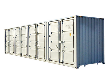 40ft High Cube Container with 4 Side Doors