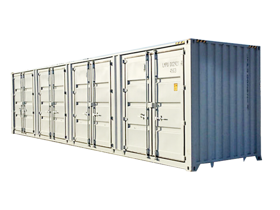 40ft High Cube Container with 4 Side Doors