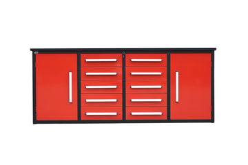 Steelman 7' Garage Cabinet Workbench (10 Drawers & 2 Cabinets)