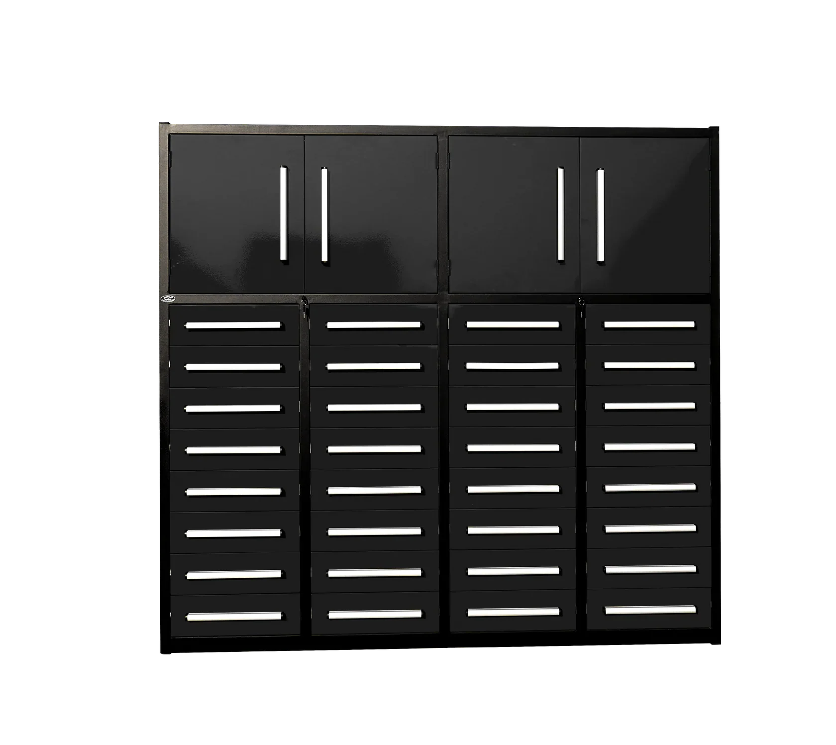Steelman 7' Garage Cabinet (32 Drawers & 2 Cabinets)