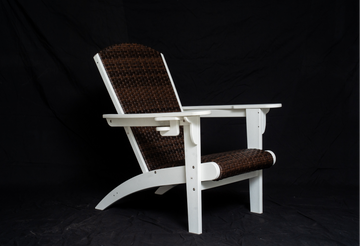 HDPE Rattan Adirondack Chair