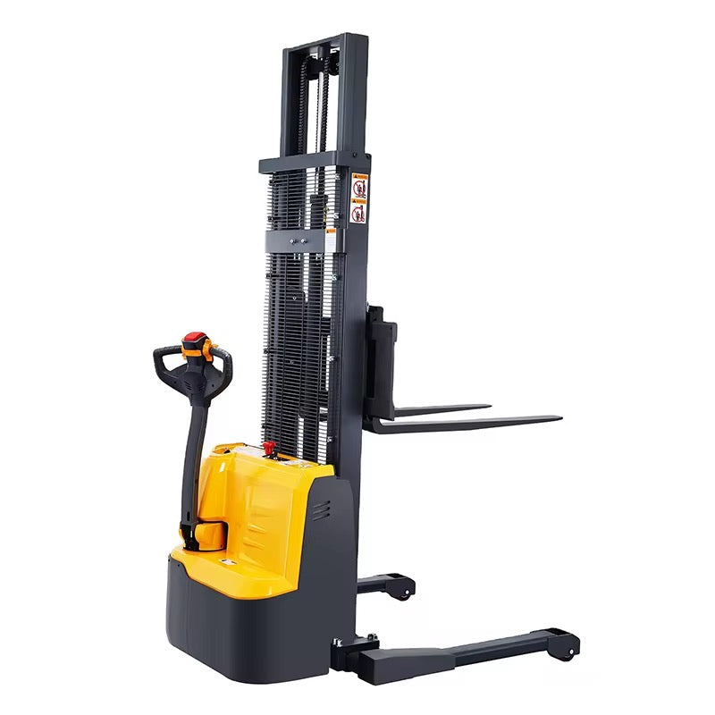 Electric Walkie Stacker – 3,300 lb Capacity – 2-Stage Mast – 3m Lift Height