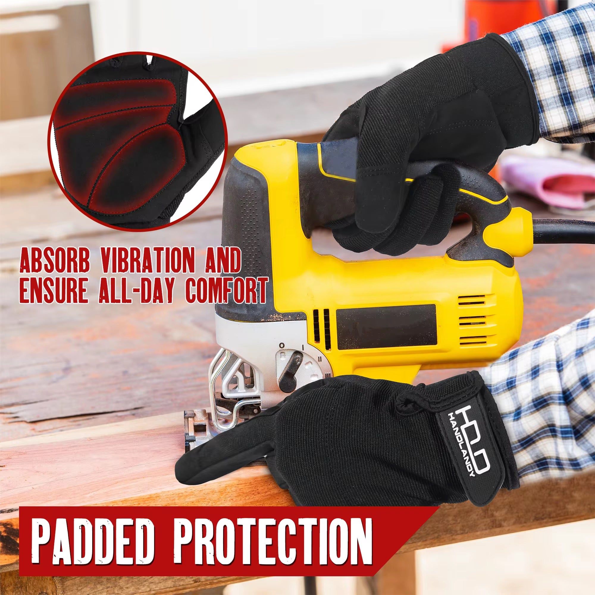 Black Microfiber Fabric Touch Screen Mechanic Safety Work Training
Tactical Gloves