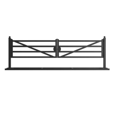 Greatbear 20' Farm Metal Driveway Gate TM18-NCB