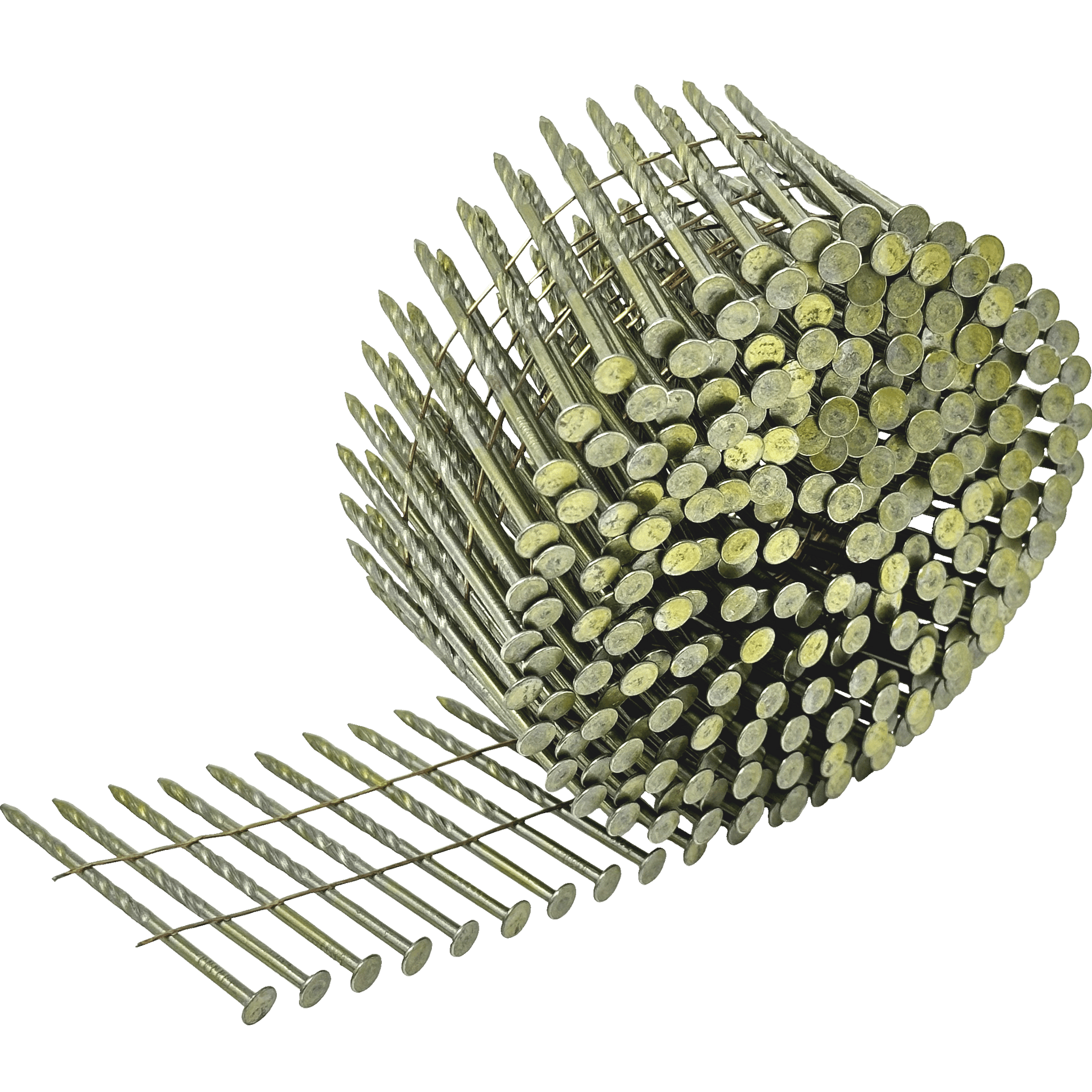 Wire Collated Nails Spiral Shank and Round Head